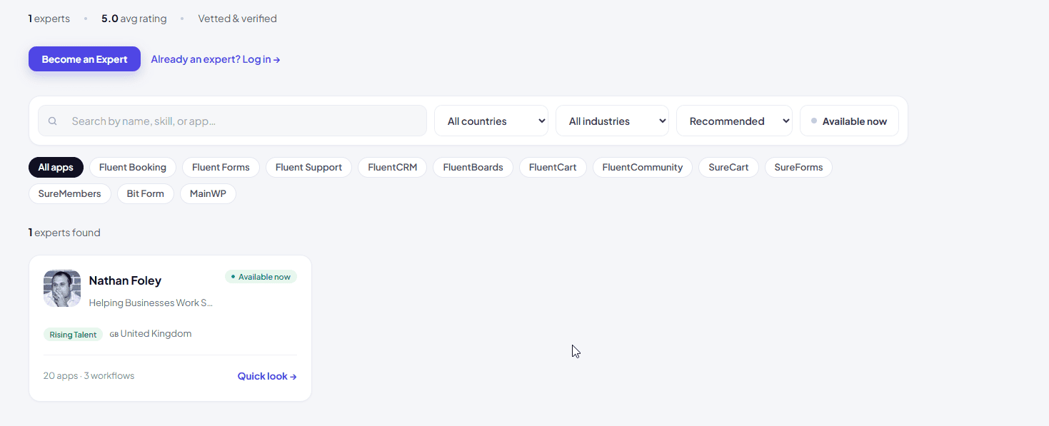 flowmattic expert screen
